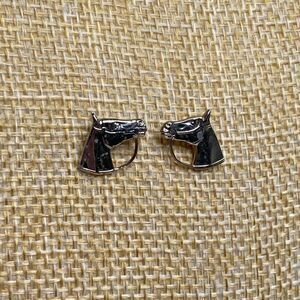 Small Silver Horse Stud Earrings
